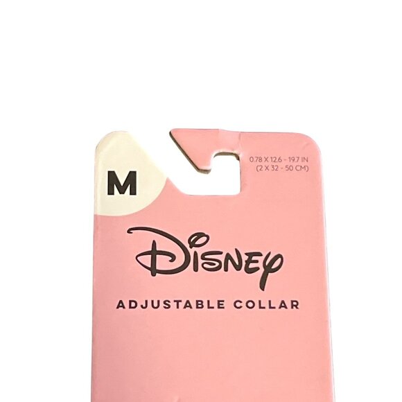 Disney Sassy Woof Minnie Mouse Adjustable Dog Collar Pink Pet Size Medium NWT - Picture 2 of 5